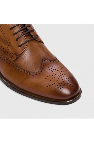 کفش آکسفوردی مردانه قهوه ای 2 رنگ آلدو-4