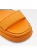 صندل نارنجی ساده لژدار آلدو-5
