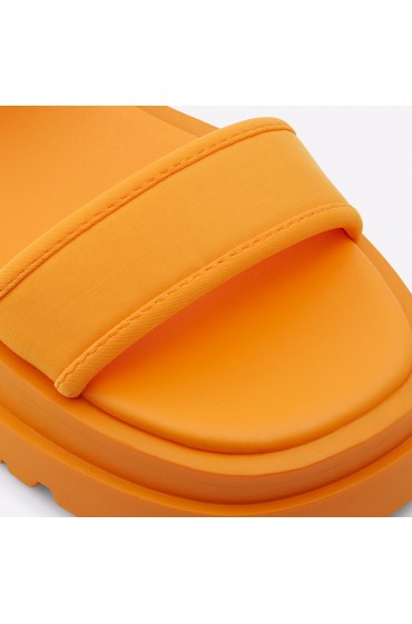 صندل نارنجی ساده لژدار آلدو-7