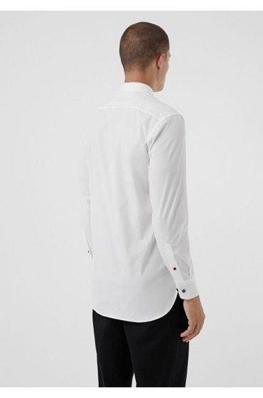 پیراهن سفید مردانه با شوالیه بربری-5