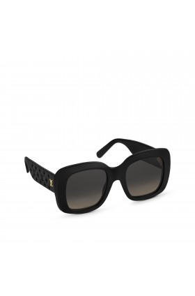 عینک آفتابی زنانه فریم مربعی مشکی لویی ویتون