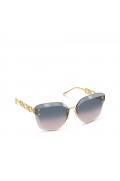 عینک آفتابی زنانه چشم گربه ای دسته طلایی لویی ویتون-1
