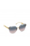 عینک آفتابی زنانه چشم گربه ای دسته طلایی لویی ویتون