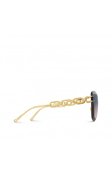 عینک آفتابی زنانه چشم گربه ای دسته طلایی لویی ویتون-3