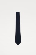 کراوات بیسیک مردانه آبی سرمه ای زارا-3