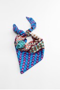 روسری ساتن چاپ شده زنانه چند رنگ زارا-2