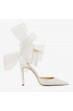 کفش پاشنه بلند عروس پاپیون دار مدل آورلی 100 زنانه جیمی چو