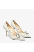 کفش پاشنه بلند عروس چرمی مدل سارسا 85 زنانه جیمی چو