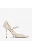 کفش پاشنه بلند عروس نگین دار مدل بیلی 100 زنانه جیمی چو