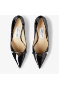 کفش پاشنه بلند مشکی ورنی مدل روزالیا 65 زنانه جیمی چو-2