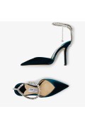 کفش پاشنه بلند مخمل مدل سیدا 100 زنانه جیمی چو-2