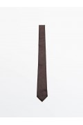 کراوات خال خالی ابریشمی مردانه شسته ماسیمودوتی-2