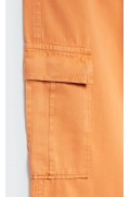 شلوار پارچه ای جیبدار فیت زنانه نارنجی استرادیوریوس