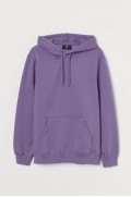 Hoodie Relaxed Fit مردانه رنگ بنفش اچ اند ام