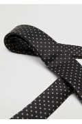 کراوات الگوی هندسی مردانه مشکی منگو