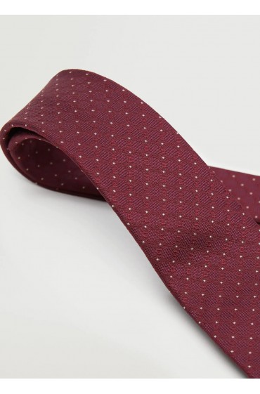 کراوات طرح هندسی مردانه بورگوندی منگو