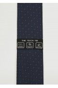 کراوات طرح هندسی مردانه سبز تیره منگو-1