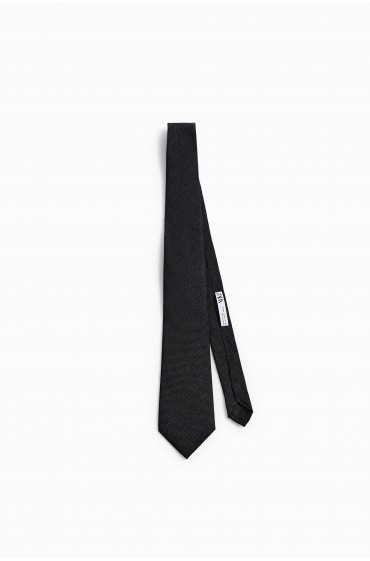 کراوات بافت مردانه خاکستری  زارا