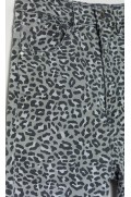 شلوار سوپر فاق بلند چاپ شده زنانه ملانژ خاکستری استرادیوریوس-6