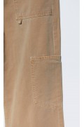 شلوار پارچه ای جیبدار با جیب پچ زنانه استخوانی استرادیوریوس