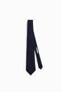 کراوات بافت مردانه آبی سرمه ای زارا-3