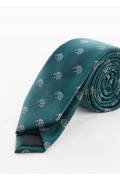 کراوات چاپی پوست حیوان مردانه سبز منگو