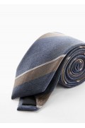 کراوات ابریشمی راه راه مردانه نیل منگو