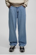 شلوار جین گشاد مردانه آبی متوسط پل اند بیر