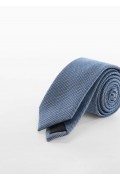کراوات طرح دار مردانه آبی منگو