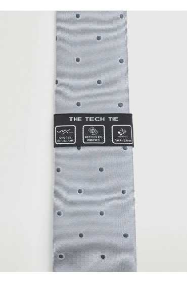کراوات خال خالی مردانه آبی منگو