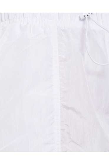 شلوار پارچه ای نایلونی زنانه سفید برشکا
