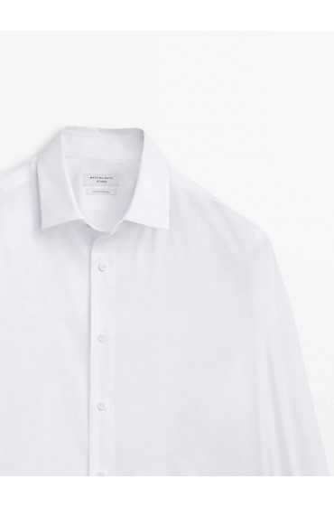 پیراهن کشدار اسلیم فیت - استودیو مردانه سفید ماسیمودوتی
