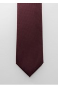 کراوات اسلیم فیت مردانه رنگ شرابی منگو