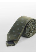 کراوات چاپی پوست حیوان مردانه خاکی منگو