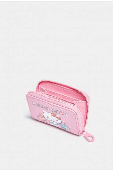 کیف پول Hello Kitty زنانه رنگ صورتی پل اند بیر