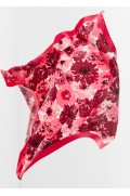 روسری گلدار زنانه قرمز منگو
