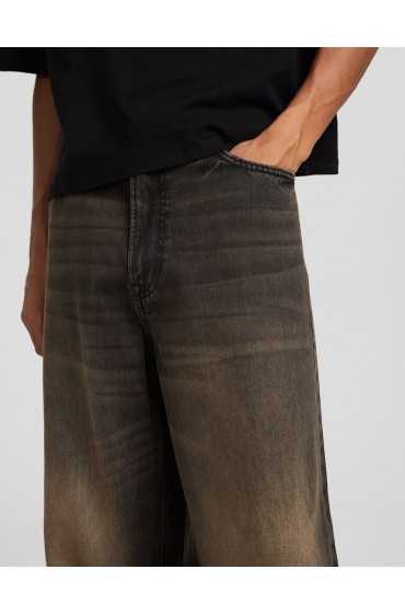 شلوار جین سوپر گشاد مردانه مشکی برشکا