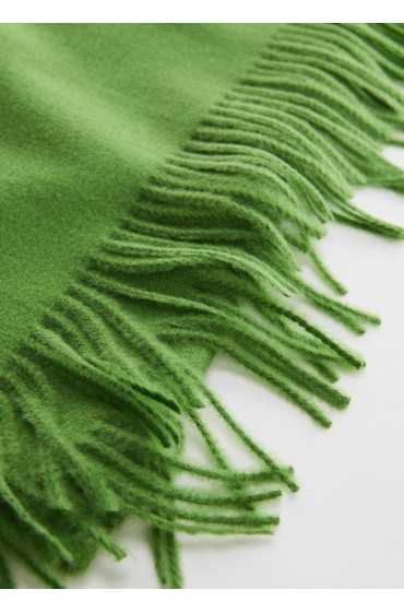 روسری منگوله ای زنانه سبز پاستلی منگو