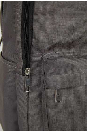 کوله پشتی مدرسه پارچه ای ضد آب خود ترمیم کننده یونیسکس مردانه خاکستری  دیفکتو