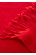 روسری منگوله ای زنانه قرمز منگو