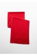 روسری منگوله ای زنانه قرمز منگو