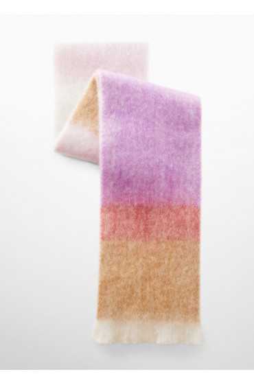 روسری پشمی زنانه رنگ بژ منگو