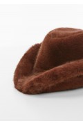 کلاه -- زنانه قهوه ای منگو