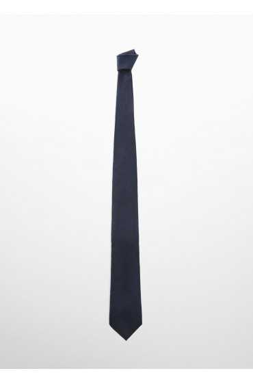 کراوات -- مردانه آبی سرمه ای منگو