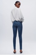 شلوار جین کوتاه بلند ZW مدل 80S زنانه آبی زارا