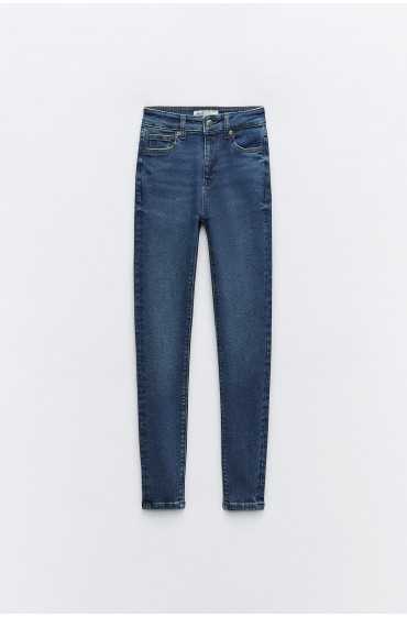 شلوار جین کوتاه بلند ZW مدل 80S زنانه آبی زارا