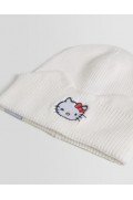کلاه گلدوزی شده Hello Kitty زنانه کرم رنگ برشکا