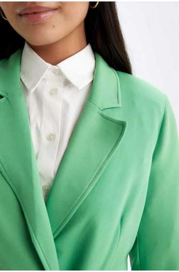کت تک کرپ کت اورسایز زنانه سبز دیفکتو