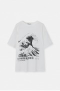 تیشرت Hokusai The Great Wave off Kanagawa زنانه یخ پل اند بیر