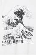 تیشرت Hokusai The Great Wave off Kanagawa زنانه یخ پل اند بیر